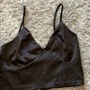 Silk feeling black top 😻